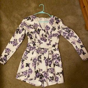 Floral Romper Size medium